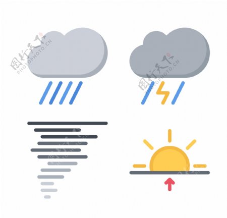 天气icon图标素材