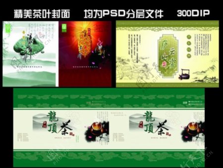 茶叶传统文化画册设计PSD素材