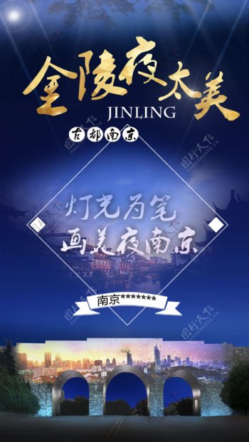 南京城市管理海报宣传