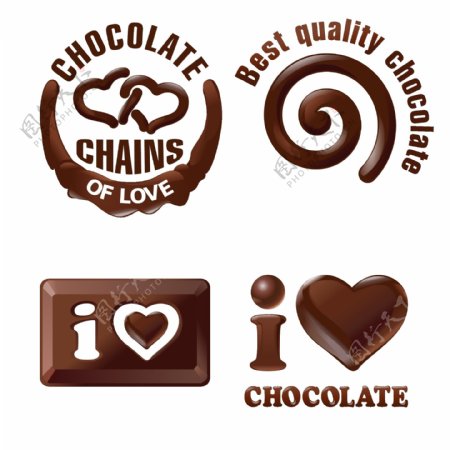 创意巧克力浆图标