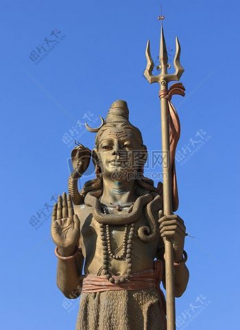 雕像雕塑神祭祀宗教印度教湿婆