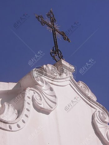 交叉教堂葡萄牙欧洲宗教结构老天空教天主教