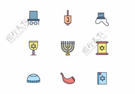 犹太教图标设计
