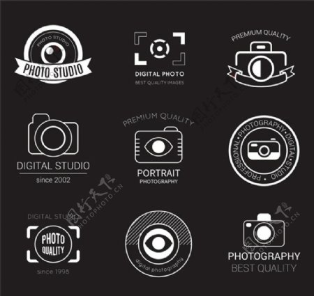 摄影工作室标志设计