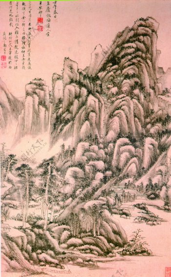 山水名画中国画古典藏画0013