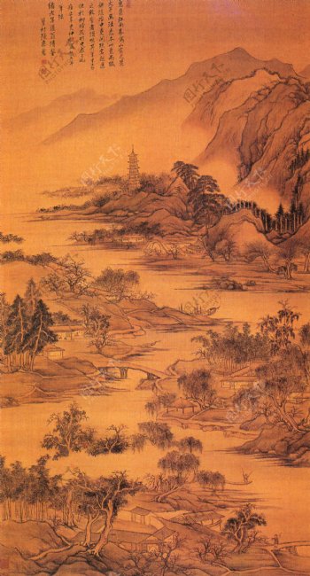 0121山水画古典藏画