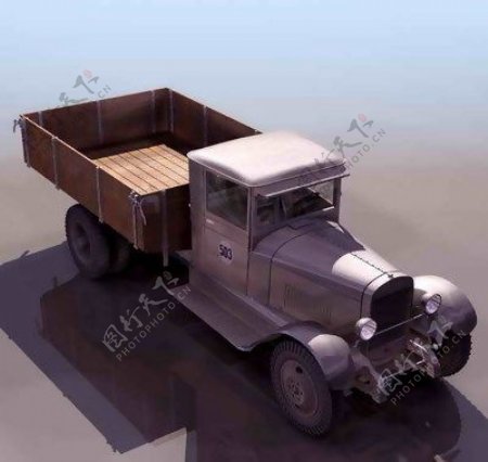 集装箱运输车卡车货车等3D模型素材1