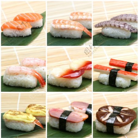 海鲜寿司摄影图片