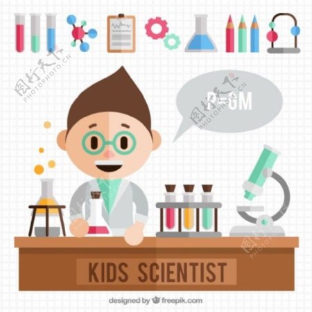 科学家通过实验设计的孩子