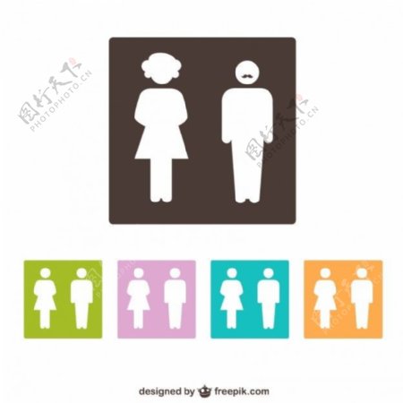厕所的性别符号