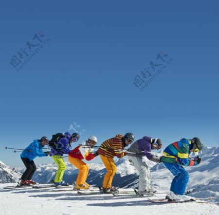 滑雪人物素材图片