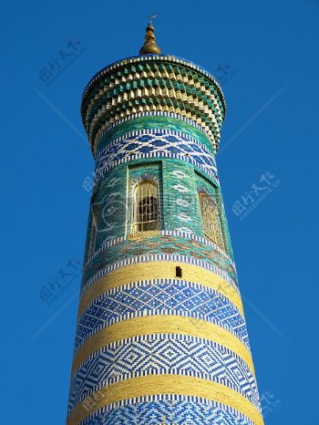 乌兹别克斯坦伊斯兰教尖塔