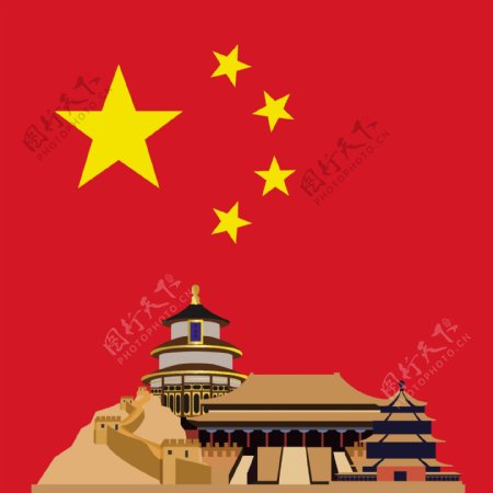 中国背景的设计