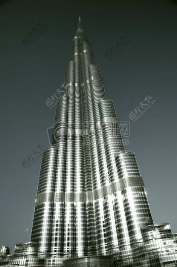 迪拜哈利法塔迪拜摩天大楼阿联酋摩天楼架构布尔施哈里发