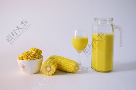 玉米汁摄影餐饮图片