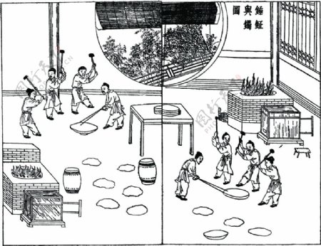 天工开物木刻版画中国传统文化32