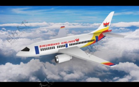 希昆庞航空公司从minangkabau西苏门答腊