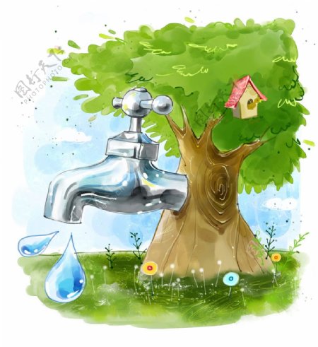 绿色环保节能用水
