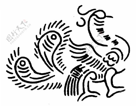 动物图案中国传统图案秦汉时期图案015