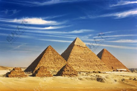 埃及金字塔景色