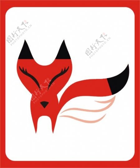 漂亮的红色火狐狸
