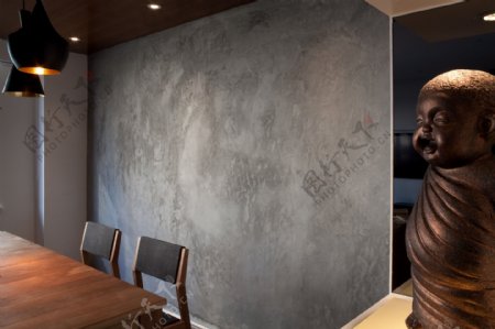 现代简约餐厅背景墙设计图