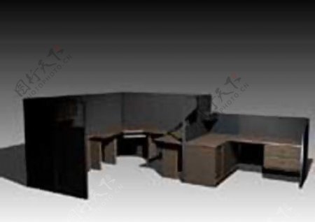 办公桌3D办公家具模型20080918更新87