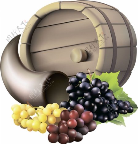 葡萄酒广告素材图片