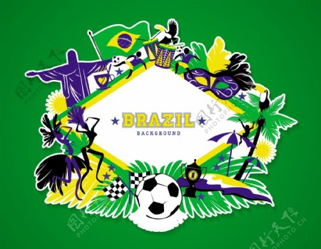 巴西里约奥运会海报设计素材