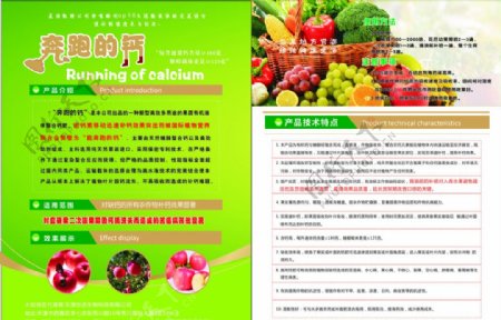 健康水果蔬菜彩页