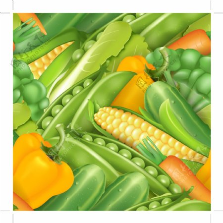 玉米底纹背景图片