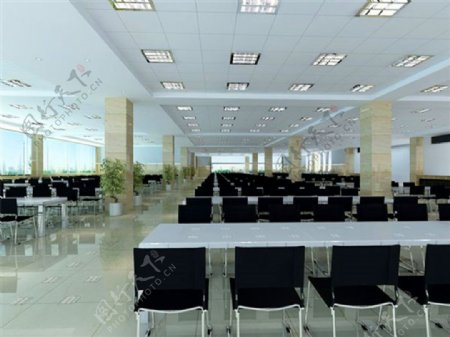 大型会议室模型