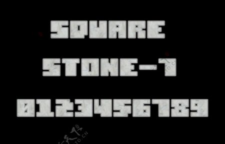 平方stone7字体