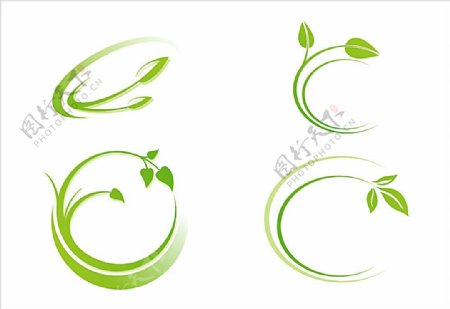 绿叶logo设计