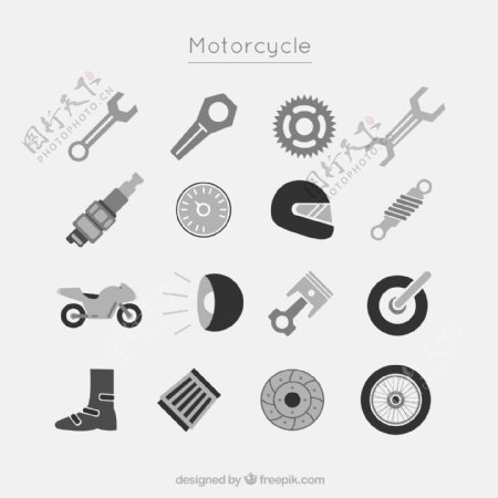 摩托车的图标