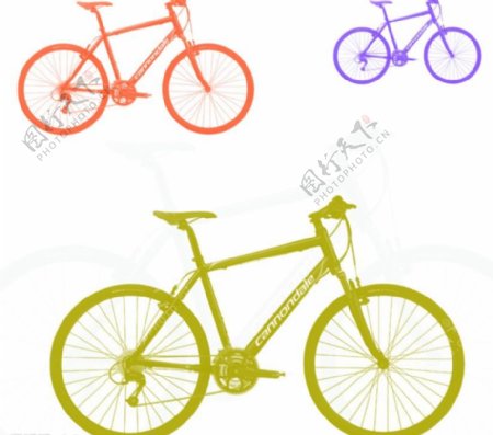ps笔刷自行车图片