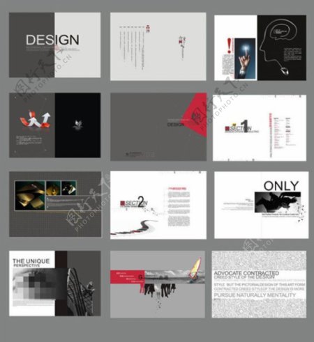 设计公司宣传画册CDR素材下载
