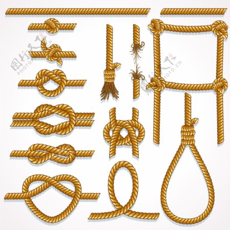 绳绳矢量素材