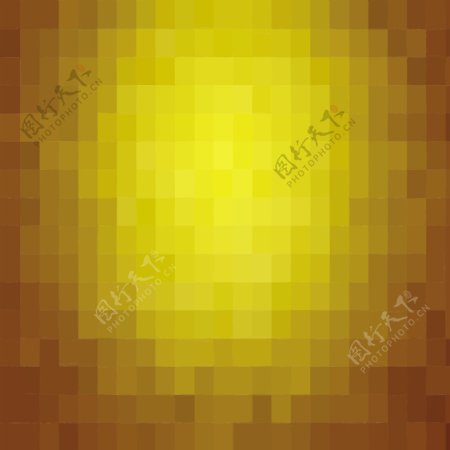 抽象背景与黄色正方形