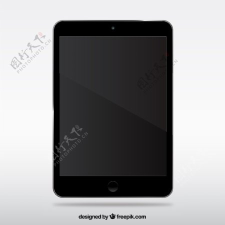 黑色的iPad
