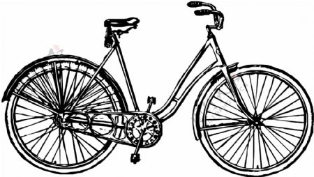 自行车矢量素材EPS格式0041