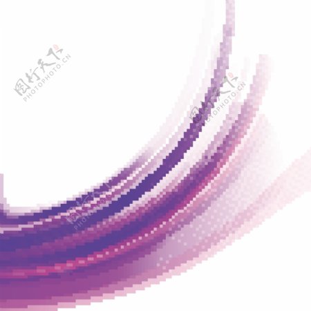 现代紫色的波纹图形矢量背景素材