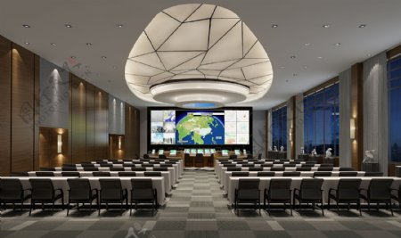 中国天气预报会议室装修效果图