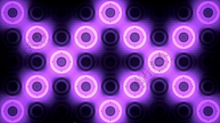 发着紫色辉光的圆圈背景酒吧VJ视频素材