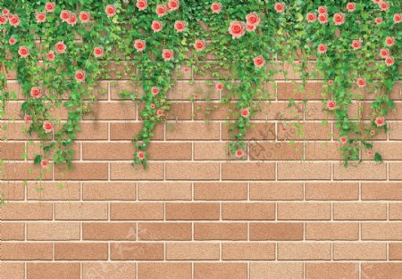3D蔷薇现代简约风格背景墙