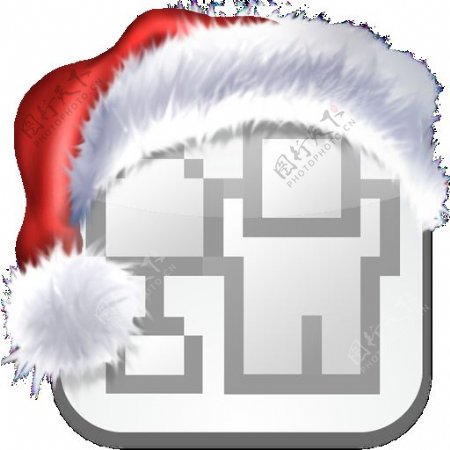 圣诞节风格的社交媒体网站标志图标集