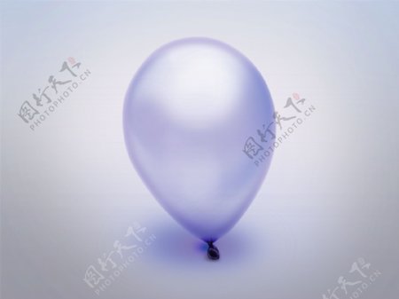 紫色气球icon图标设计