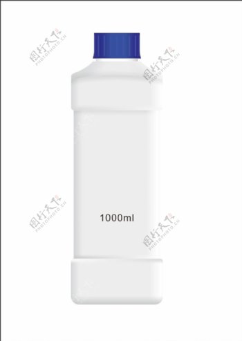 白色塑料瓶子