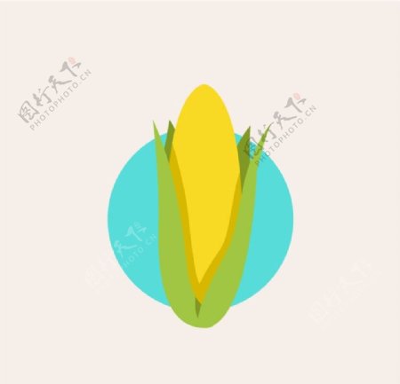卡通玉米