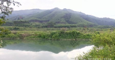 广西武宣大藤峡入口勒马古渡风景